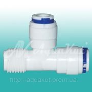Тройник НР-QC-QC; 1/4“НР-3/8“QC-3/8“QC; QC-7546. фото