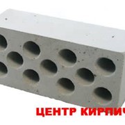 Трёхпустотный белый кирпич лицевой фото