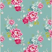 Ткань Тильда Flowerpatch Teal фото