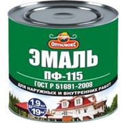 Эмаль ПФ-115 Стандарт ОПТИЛЮКС 0,9кг ГОСТ фото