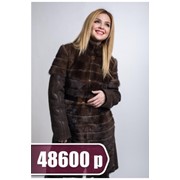 Дубленка женская SPCH 1640 BAYAN, коричневая фото