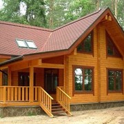Строительство деревянных домов и бань фото