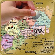 Скретч-карта России фото