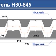 Уплотнитель для профилированного листа Н-60 фото