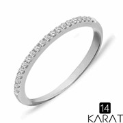 Золотое кольцо с бриллиантами 0,12 карат (Код: 17112) фото