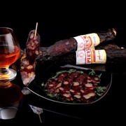 Колбаса сыровяленая «Казы» фото