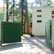 Ворота распашные фото