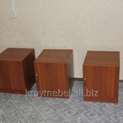 Тумба прикроватная Л121 (5 цветов, в упаковке) Высота 48см, ширина 40см, глубина 45см. Внутри БЕЗ полки!, цвет - итальянский орех фото