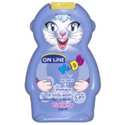 On Line kids шампунь + пена для ванн черника, 250 мл фото