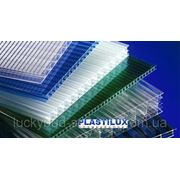Поликарбонат сотовый PLASTILUX 16 мм (прозрачный) фото