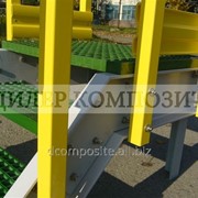 Композитный решетчатый настил открытая ячейка, высота 29 мм, ячейка 38х38 мм, ширина 1220 мм, длина 3660 мм, вес 14,5 кг фото
