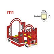 Песочница П - 11 “Пожарная машина“ фото