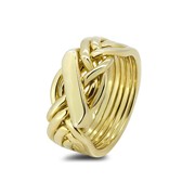Золотое кольцо головоломка от Wickerring фото