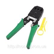 Клещи обжимные RJ45RJ11RJ12 + стриммер в подарок 3-х, 4-х и 8-ми контактные разъемы для обжима фото