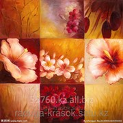 Картина по номерам ЦВЕТОЧНАЯ АБСТРАКЦИЯ фото