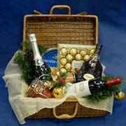 Подарочная корзина “Новогодняя VIP“ фото