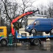 Эвакуатор с краном-манипулятором PALFINGER на базе шасси КАМАЗ 4308 фото