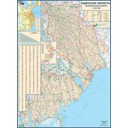 Одесская область. Карта автомобильных дорог фото