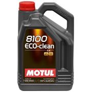 Моторное масло MOTUL 8100 ECO-Clean 0w30 , 5 л. синтетика фото