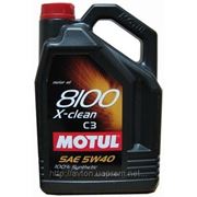 Моторное масло MOTUL 8100 X-clean 5w40 , 5 л. синтетика фото