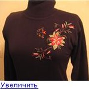 Вышивка на одежде фото