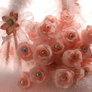 Изготовление композиций из искусственных цветов фото