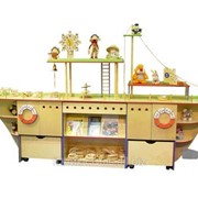Стенка для игрушек Кораблик (фанера) 1_17Б фото