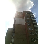 Утепление стен снаружи в многоэтажных жилых домах. фото
