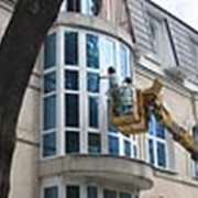 Мойка окон и витрин фото