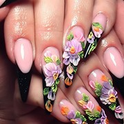 Обучение дизайну ногтей в технике ONE-STROKE, курс «КИТАЙСКАЯ РОСПИСЬ“» 1уровень фото