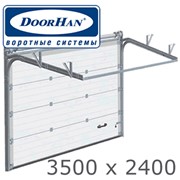Ворота гаражные секционные ДОРХАН /DoorHan RSD02 3500x2400/ фото