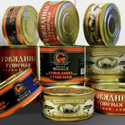 Мясные консервы фото