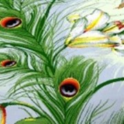 Ткань постельная Бязь 100 гр/м2 150 см Набивная Шахерезада серо-голубой/S823 TDT фото
