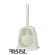 Ерш для унитаза с подставкой белый Mastertool 92-0695 фото