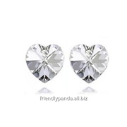 Женские серьги Swarovski “Хрустальное Сердце“ фото