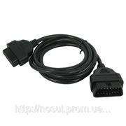 Диагностика 16 pin OBD 2 ELM кабель удлинитель переходник 1.5 м папа adapter connector car extender Удлинитель диагностической колодки OBD2 автомоби фото