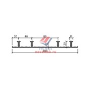 Гидроизоляционная шпонка типа ХО-200-4/20 (бухта 20 п.м.) фото