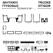 TRUCKS SCANIA R 04'-... Светлое дерево, темное дерево, темный орех, черный, синий, желтый, красный фото