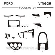 Ford FOCUS 02'-04' Светлое дерево, темное дерево, темный орех, черный, синий, желтый, красный фото
