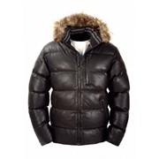 Куртка зимняя из экокожи MAXEY CJ 1385 фото