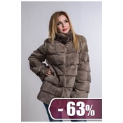 Шуба женская из меха рекс BLG WT 100-63 фото
