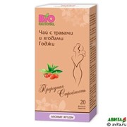 Ягода годжи с травами чай (лесн.ягода) 20 ф/п х 2г фото