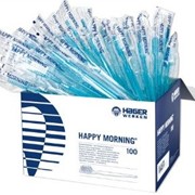 Одноразовые щетки Happy Morning с нанесенной зубной пастой, Hager Werken, Германия фото