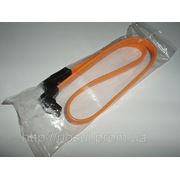 SATA DATA шлейф с замком ORANGE кабель интерфейскный cable flex Serial ATA HDD motherboard COMAX FOXCONN фото