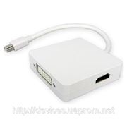 Конвертер 3 in 1 Apple mini DisplayPort to HDMI/DVI фото