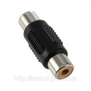 Объеденитель RCA одинарный AV coupler аудио видео соединитель тройной композитный кабельный подключен фото