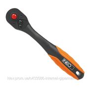 Трещотка NEO tools 08-511 изогнутая 1/2“, 250 мм (08-511) фото