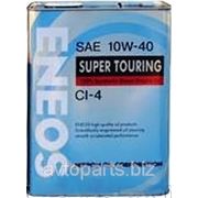 Масло моторное дизельное ENEOS SUPER TOURING DIESEL 10W40 CI-4 4л фото