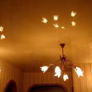 Натяжные потолки из гипсокартона фото
