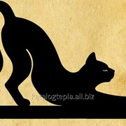 Флюгер на крышу Кошка 3 фото